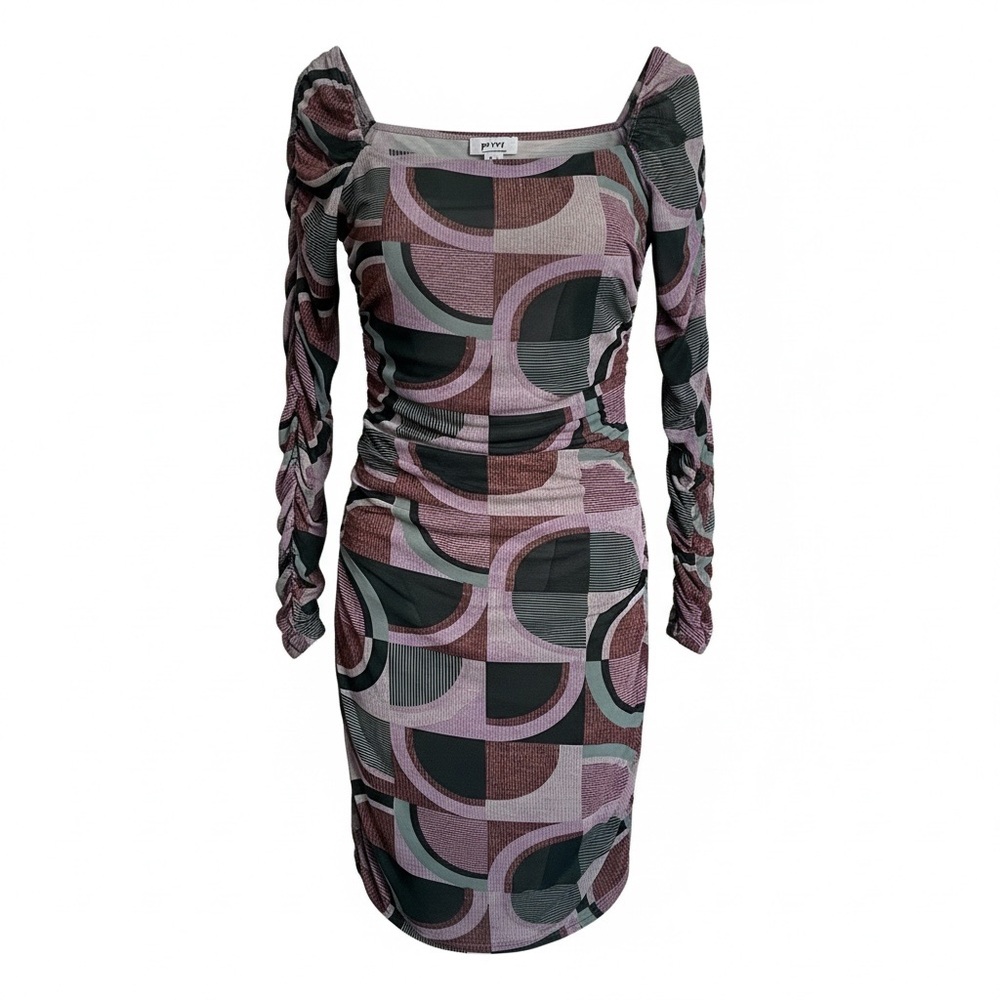 Privy Ruched Mini Dress S ✨ NWT Y2K Chic